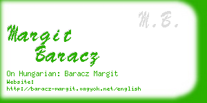 margit baracz business card